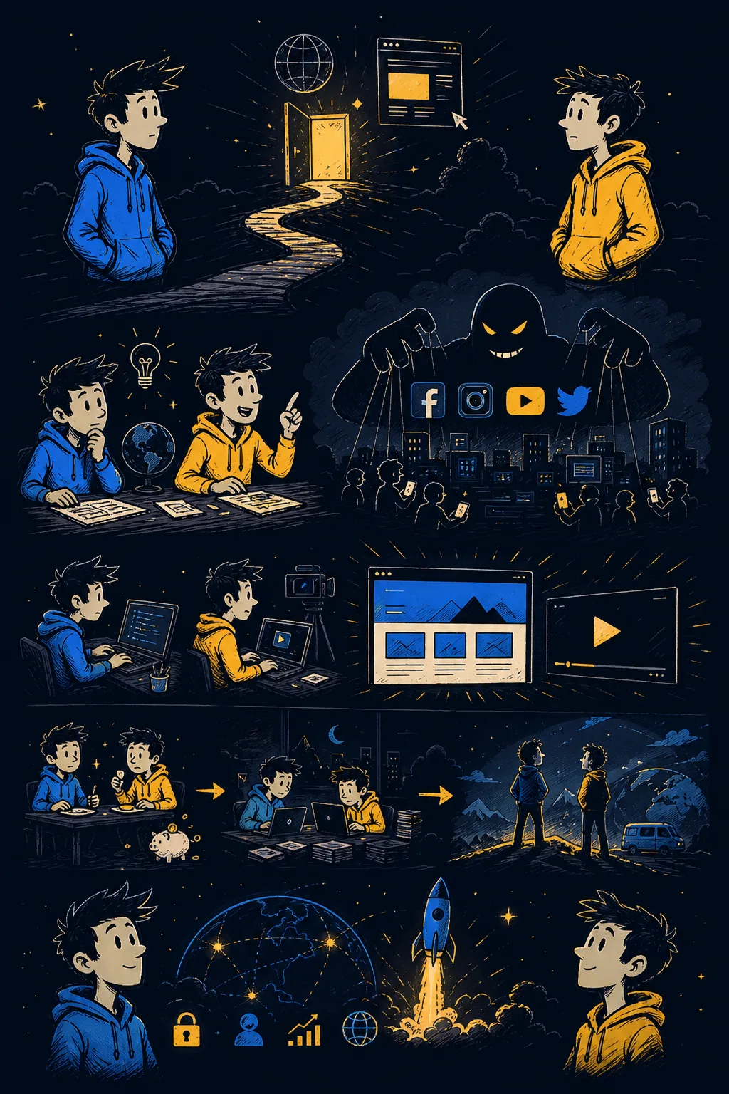 Paul and Jacob, the founders of New Eve
